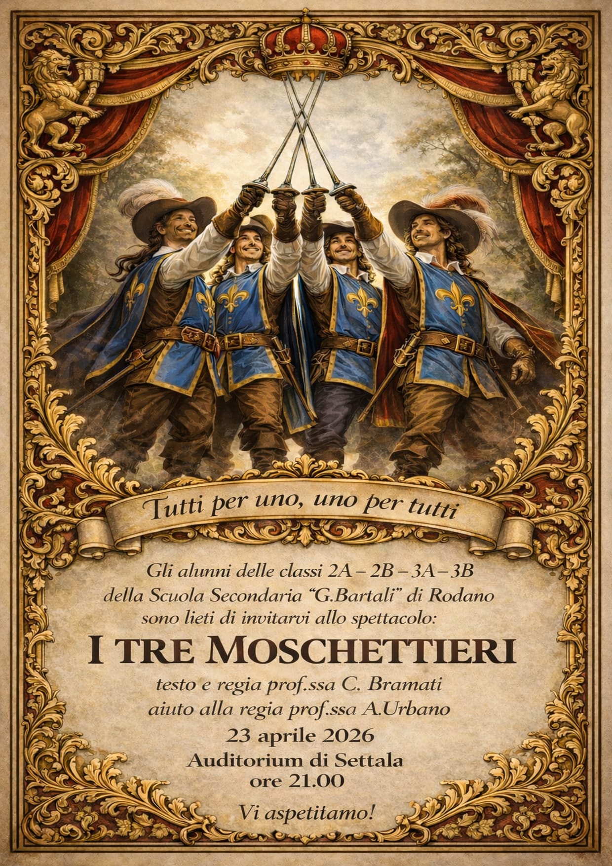 Locandina I tre moschettieri 23 aprile 2026.jpg